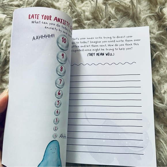 Sweatpants & Coffee The Anxiety Blob Comfort & Encouragement Journal Book NEW - Picture 7 of 8
